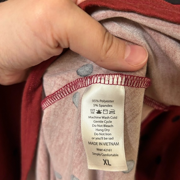 Lularoe Georgia black and Red Polka Dot Dress - XL - Picture 4 of 4